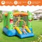 Monster Themed Inflatable Bounce House with Slide and 550W Blower